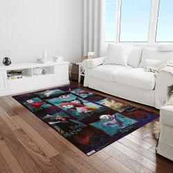 jack skellington and sally movie carpet rectangle area rug for living room home room decor gift for friends light room jsas27