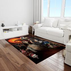 jack skellington and sally movie carpet rectangle area rug for living room home room decor gift for friends light room jsas34