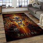 motörhead band rock music anniversary carpet rectangle area rug for living room home room decor gift for fans dark room mth24