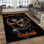 motörhead band rock music anniversary carpet rectangle area rug for living room home room decor gift for fans dark room mth29