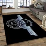 motörhead band rock music anniversary carpet rectangle area rug for living room home room decor gift for fans dark room mth31