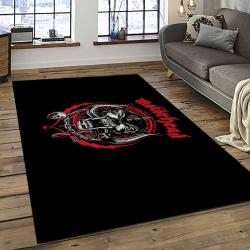 Motörhead Band Rock Music Anniversary Carpet Rectangle Area Rug For Living Room Home Room Decor Gift For Fans MTH36