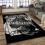 motörhead band rock music anniversary carpet rectangle area rug for living room home room decor gift for fans dark room mth8