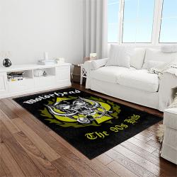 motörhead band rock music anniversary carpet rectangle area rug for living room home room decor gift for fans light room mth1
