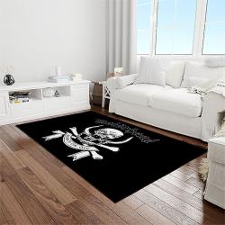 motörhead band rock music anniversary carpet rectangle area rug for living room home room decor gift for fans light room mth32