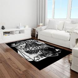 motörhead band rock music anniversary carpet rectangle area rug for living room home room decor gift for fans light room mth8