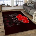 naruto shippuden anime manga cartoon character carpet rectangle area rug for living room home room decor gift for fans dark room nsp17