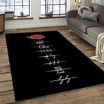 naruto shippuden anime manga cartoon character carpet rectangle area rug for living room home room decor gift for fans dark room nsp3