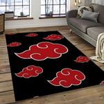 naruto shippuden anime manga cartoon character carpet rectangle area rug for living room home room decor gift for fans dark room nsp57