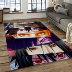 naruto shippuden anime manga cartoon character carpet rectangle area rug for living room home room decor gift for fans dark room nsp65