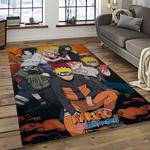 naruto shippuden anime manga cartoon character carpet rectangle area rug for living room home room decor gift for fans dark room nsp80