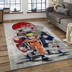 naruto shippuden anime manga cartoon character carpet rectangle area rug for living room home room decor gift for fans dark room nsp81