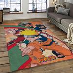 naruto shippuden anime manga cartoon character carpet rectangle area rug for living room home room decor gift for fans dark room nsp82
