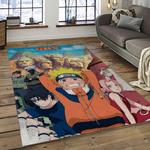 naruto shippuden anime manga cartoon character carpet rectangle area rug for living room home room decor gift for fans dark room nsp84