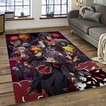 naruto shippuden anime manga cartoon character carpet rectangle area rug for living room home room decor gift for fans dark room nsp87