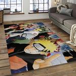 naruto shippuden anime manga cartoon character carpet rectangle area rug for living room home room decor gift for fans dark room nsp94