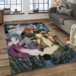 naruto shippuden anime manga cartoon character carpet rectangle area rug for living room home room decor gift for fans dark room nsp95