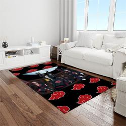 naruto shippuden anime manga cartoon character carpet rectangle area rug for living room home room decor gift for fans light room nsp16