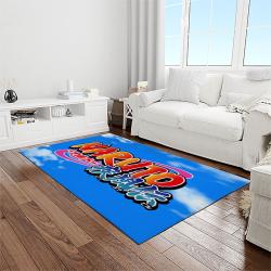 naruto shippuden anime manga cartoon character carpet rectangle area rug for living room home room decor gift for fans light room nsp55