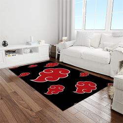 naruto shippuden anime manga cartoon character carpet rectangle area rug for living room home room decor gift for fans light room nsp57
