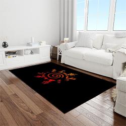 naruto shippuden anime manga cartoon character carpet rectangle area rug for living room home room decor gift for fans light room nsp59