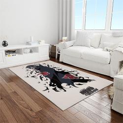naruto shippuden anime manga cartoon character carpet rectangle area rug for living room home room decor gift for fans light room nsp69