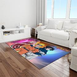 naruto shippuden anime manga cartoon character carpet rectangle area rug for living room home room decor gift for fans light room nsp70