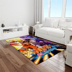 naruto shippuden anime manga cartoon character carpet rectangle area rug for living room home room decor gift for fans light room nsp75