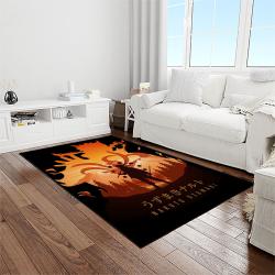 naruto shippuden anime manga cartoon character carpet rectangle area rug for living room home room decor gift for fans light room nsp79