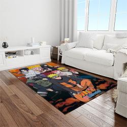 naruto shippuden anime manga cartoon character carpet rectangle area rug for living room home room decor gift for fans light room nsp80