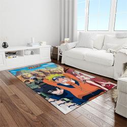 naruto shippuden anime manga cartoon character carpet rectangle area rug for living room home room decor gift for fans light room nsp84