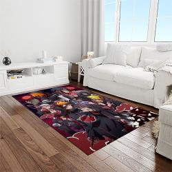 naruto shippuden anime manga cartoon character carpet rectangle area rug for living room home room decor gift for fans light room nsp87
