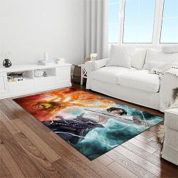 naruto shippuden anime manga cartoon character carpet rectangle area rug for living room home room decor gift for fans light room nsp89