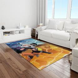 naruto shippuden anime manga cartoon character carpet rectangle area rug for living room home room decor gift for fans light room nsp90