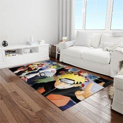 naruto shippuden anime manga cartoon character carpet rectangle area rug for living room home room decor gift for fans light room nsp94