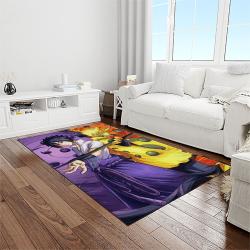 naruto shippuden anime manga cartoon character carpet rectangle area rug for living room home room decor gift for fans light room nsp99