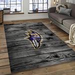 nfl baltimore ravens football sport team logo carpet rectangle area rug for living room home room decor gift for fans dark room bmr10