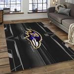 nfl baltimore ravens football sport team logo carpet rectangle area rug for living room home room decor gift for fans dark room bmr9