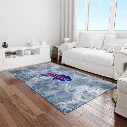 nfl buffalo bills football sport team logo carpet rectangle area rug for living room home room decor gift for fans light room blb11