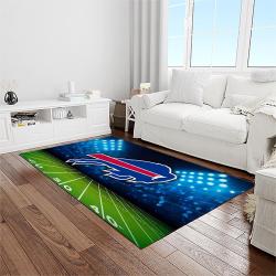 nfl buffalo bills football sport team logo carpet rectangle area rug for living room home room decor gift for fans light room blb17