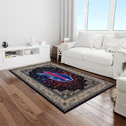 nfl buffalo bills football sport team logo carpet rectangle area rug for living room home room decor gift for fans light room blb2