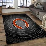nfl chicago bears football sport team logo carpet rectangle area rug for living room home room decor gift for fans dark room cagb6