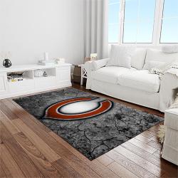 nfl chicago bears football sport team logo carpet rectangle area rug for living room home room decor gift for fans light room cagb15