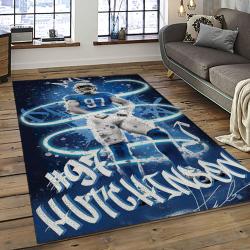 NFL Detroit Lion Football Sport Team Logo Carpet Rectangle Area Rug For Living Room Home Room Decor Gift For Fans DLO11