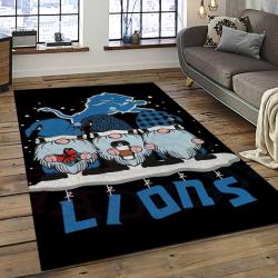 NFL Detroit Lion Football Sport Team Logo Carpet Rectangle Area Rug For Living Room Home Room Decor Gift For Fans DLO57