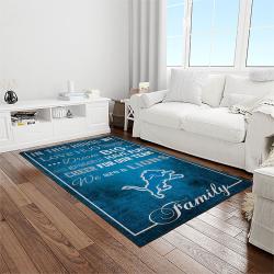 nfl detroit lion football sport team logo carpet rectangle area rug for living room home room decor gift for fans light room dlo19