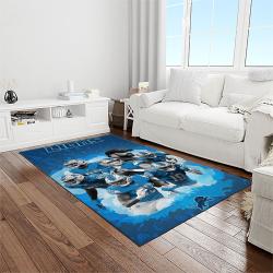 nfl detroit lion football sport team logo carpet rectangle area rug for living room home room decor gift for fans light room dlo54
