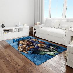 nfl detroit lion football sport team logo carpet rectangle area rug for living room home room decor gift for fans light room dlo78