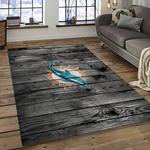 nfl miami dolphins football sport team logo carpet rectangle area rug for living room home room decor gift for fans dark room mdph6