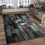 nfl miami dolphins football sport team logo carpet rectangle area rug for living room home room decor gift for fans dark room mdph9